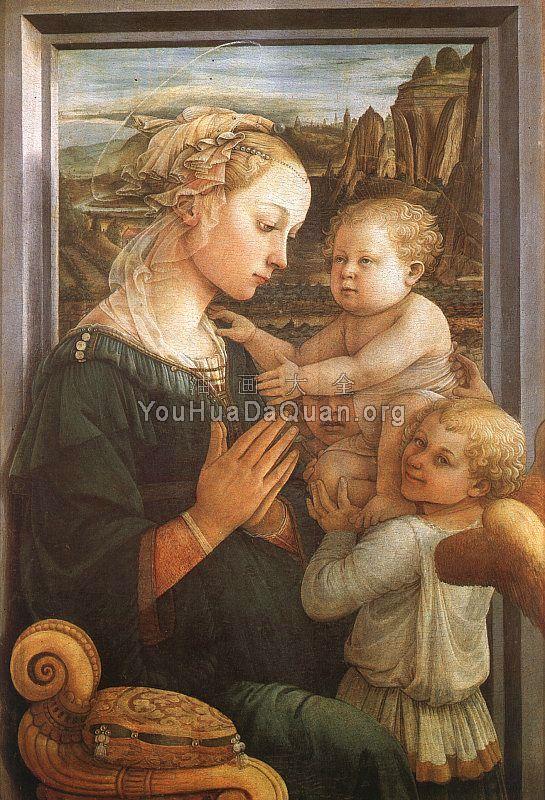 Madonna with the Child and two Angels - 弗拉·菲利普·利比